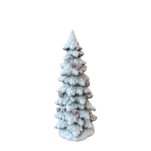 32cm Christmas tree w/snow  1/6