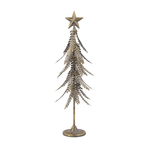 46Gold tree w/star  1/4