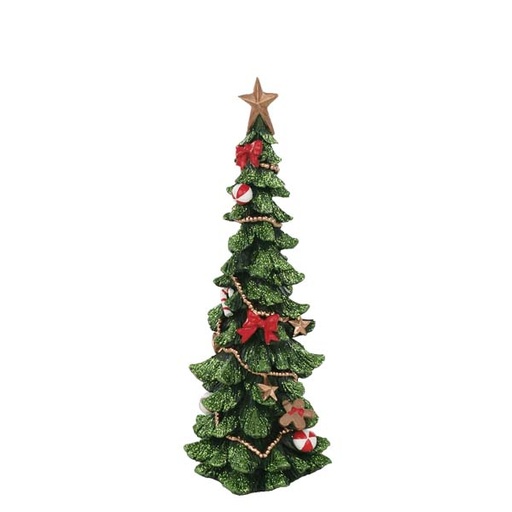 30cm Green Christmas tree w/star  1/8